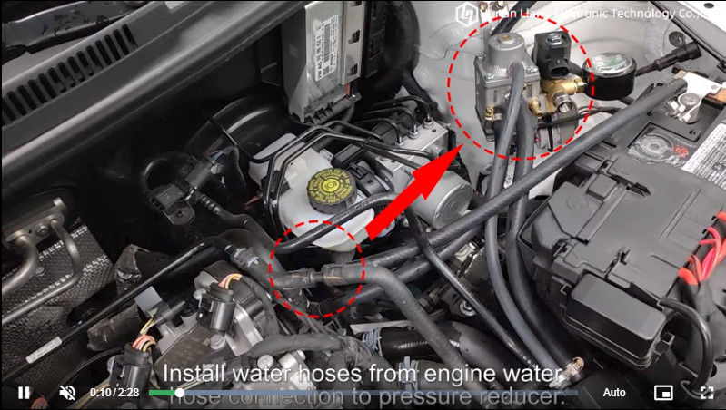 Latest company Cases about 3-2 εγκαταστήστε τις μάνικες νερού από τη σύνδεση μανικών νερού μηχανών στο μειωτή πίεσης