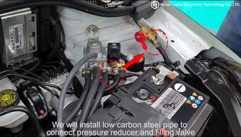 Latest company Cases about 3-4 εγκαταστήστε το σωλήνα χάλυβα χαμηλού άνθρακα για να συνδέσετε το μειωτή πίεσης και τη βαλβίδα πλήρωσης